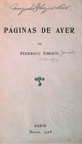 Páginas de ayer
