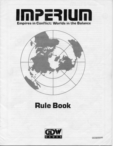Imperium GDW 2nd edition Rule Book