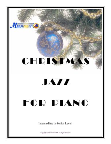 Christmas jazz for piano
