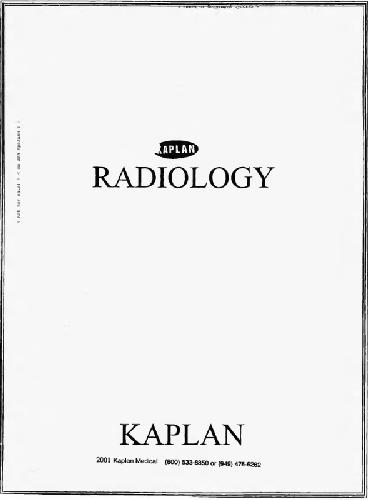 Kaplan USMLE Step 2: Radiology