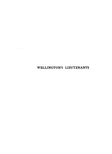 Wellinton's Lieutenants