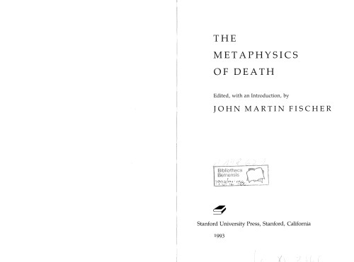 The Metaphysics of Death