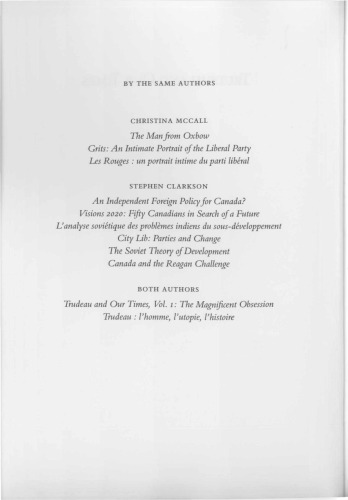 Trudeau and our times Volume 2