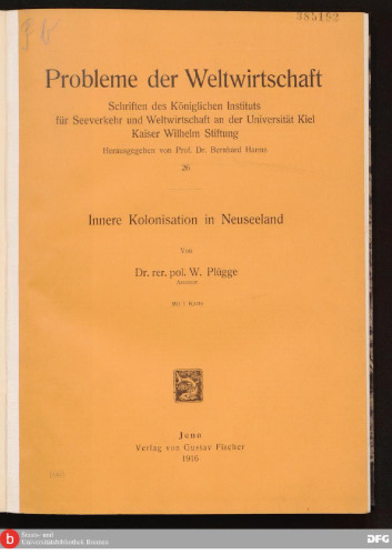 Innere Kolonisation in Neuseeland