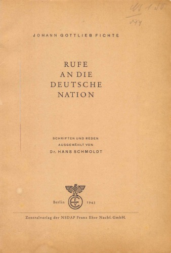 Rufe an die deutsche Nation