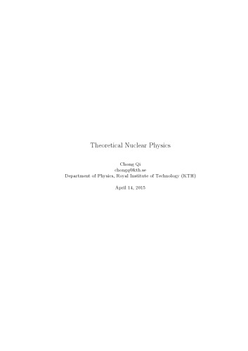 Theoretical Nuclear Physics