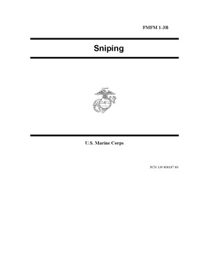 US Marine Corps Sniper Manual