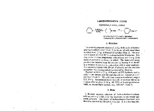 Organic Syntheses