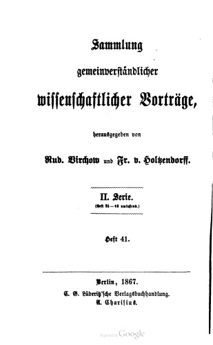 Ueber den Alkohol. Vortrag, gehalten im Königsberger Handwerker-Verein am 4. November 1867