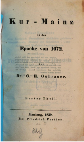 Kur-Mainz in der Epoche 1672