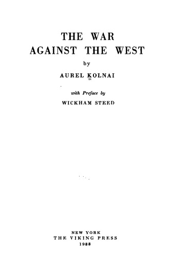 The War Against the West