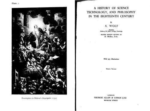 A History of Science, Technology, and Philosophy in the Eighteenth Century