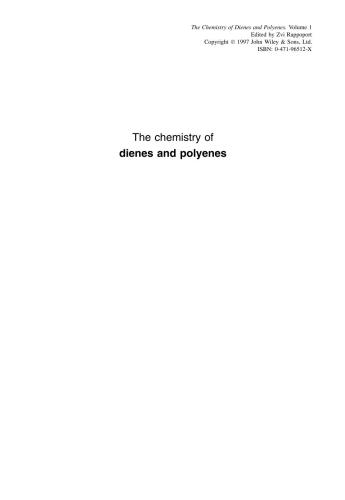The chemistry of functional groups. The chemistry of dienes and polyenes