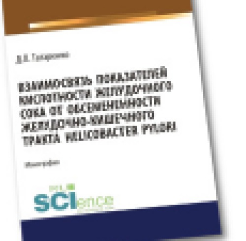Взаимосвязь показателей кислотности желудочного сока от обсеменённости желудочно-кишечного тракта Helicobacter pylori