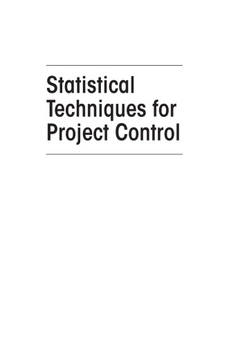 Statistical Techniques for Project Control