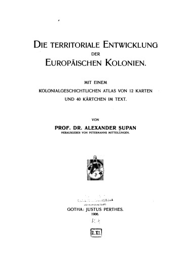 Die territoriale Entwicklung der europäischen Kolonien