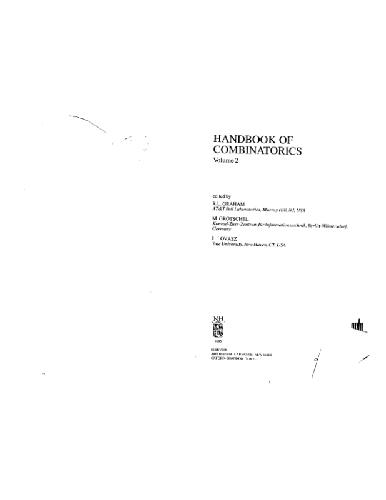 Handbook of Combinatorics