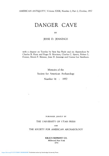 Danger Cave