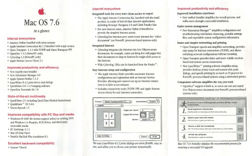 Apple Technology Update Mac OS 7.6 January 997