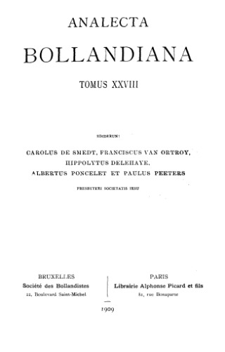 Analecta Bollandiana