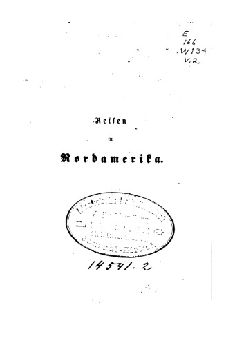 Reisen in Nordamerika in den Jahren 1852 und 1853