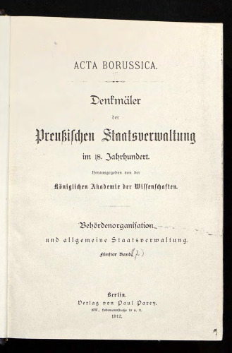 Akten vom 4. Januar 1736 bis 31. Mai 1740