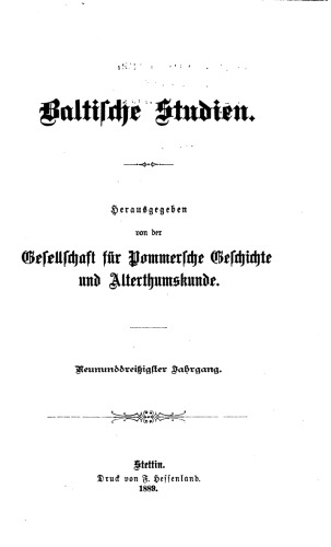 Baltische Studien