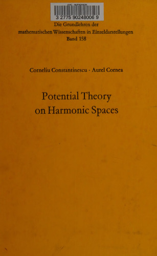 Potential Theory on Harmonic Spaces