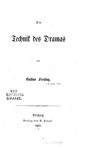 Die Technik des Dramas