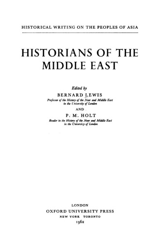 Historians of the Middle East