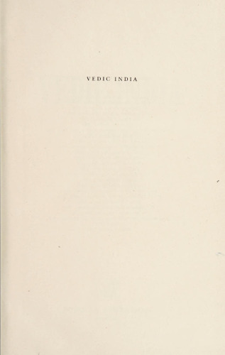 Vedic India