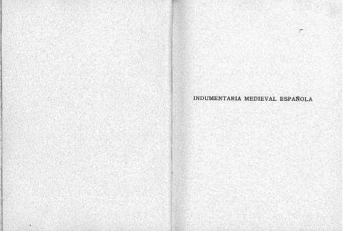Indumentaria Medieval Española