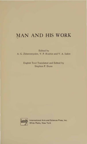 Man and his Work