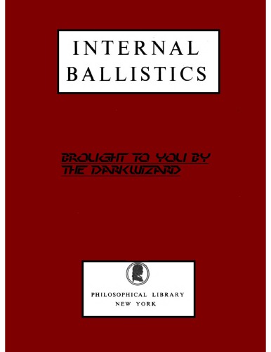 Interior Ballistics