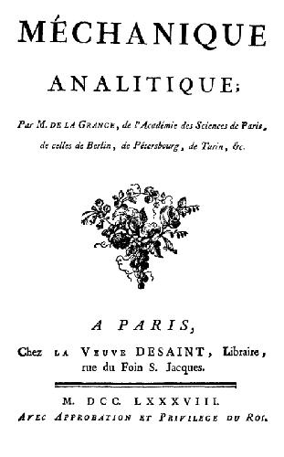 Mecanique analytique
