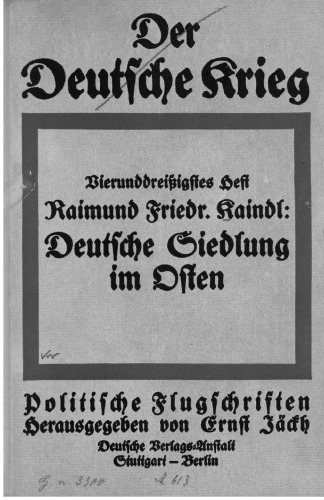 Deutsche Siedlung im Osten