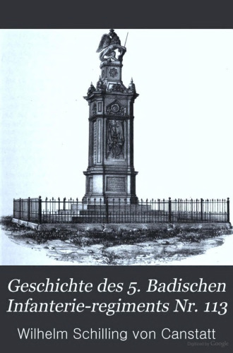 Geschichte des 5. Badischen Infanterie-Regiments Nr. 113