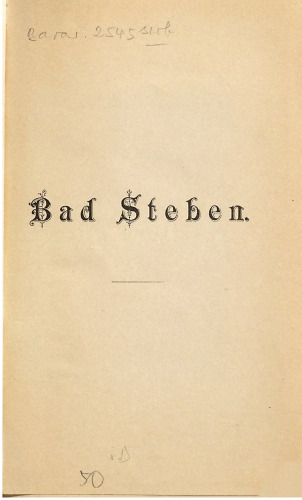 Bad Steben für Kurgäste und Ärzte