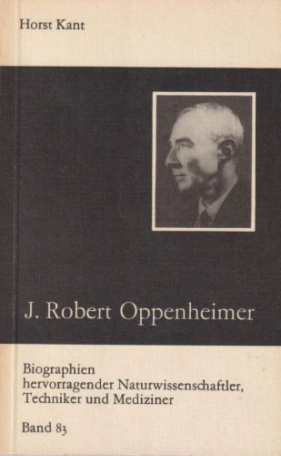 J. Robert Oppenheimer