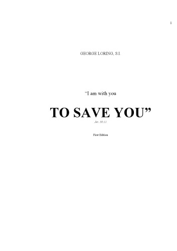 To Save You