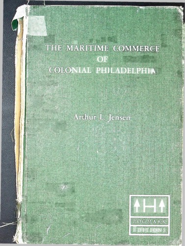 The Maritime Commerce of Colonial Philadelphia