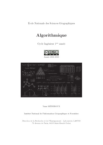 Algorithmique: Cycle Ingénieur 1ere année