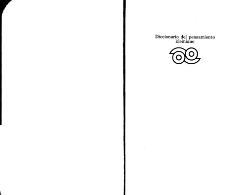Diccionario del Pensamiento Kleiniano