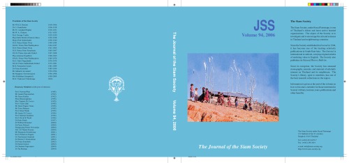 Journal of the Siam Society; 94