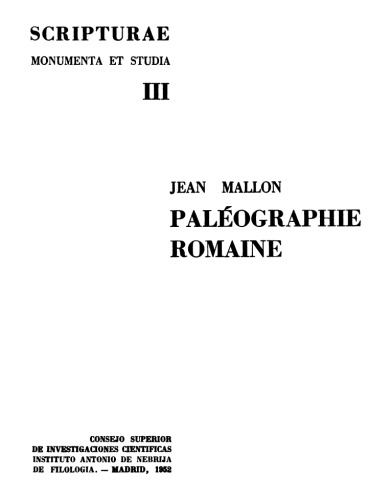 Paléographie romaine