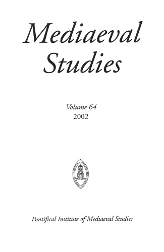 Mediaeval Studies