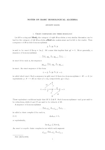 Notes on basic homological algebra [expository notes]