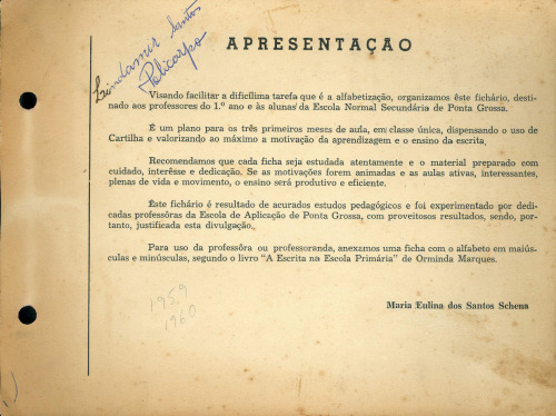 Roteiro do alfabetismo