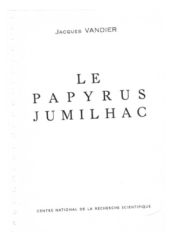 Le papyrus Jumilhac