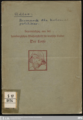 Bismarck als Kolonialpolitiker